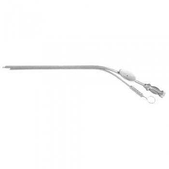 House Suction Tube With Finger Cutt Off Stainless Steel, Suction Diameter - Irrigation Diameter 1.2 mm Ø - 0.9 mm Ø